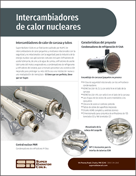 Shell and Tube Heat Exchangers Flyer - Spanish