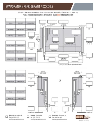 Evaporator Spec Sheet