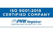 PRI registrar ISO certification logo