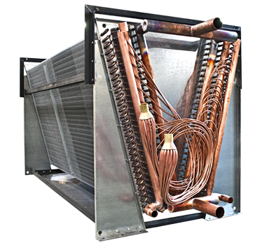 V-frame evaporator_data center cooling