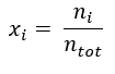mole fraction equation