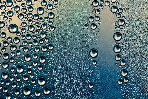 condensate droplets